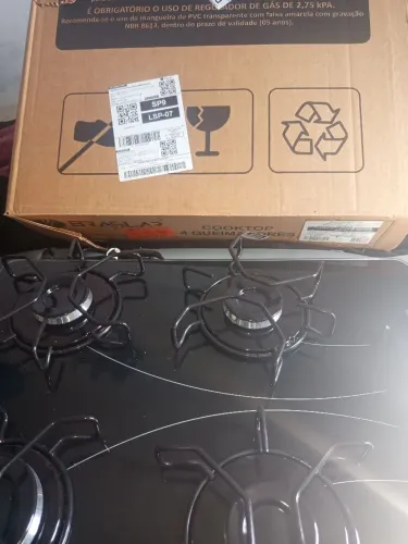 Cooktop novo (nunca usado).