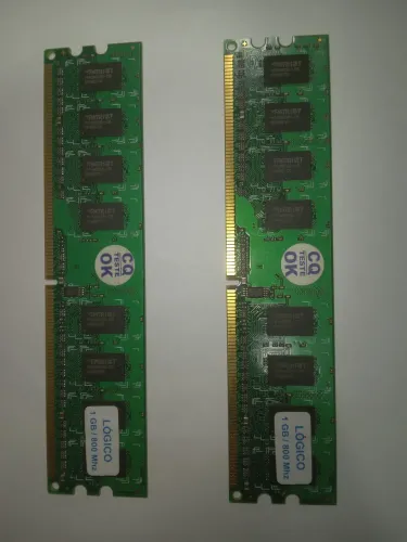 2 PENTES DE MEMÓRIA DATEN DDR2 1GB