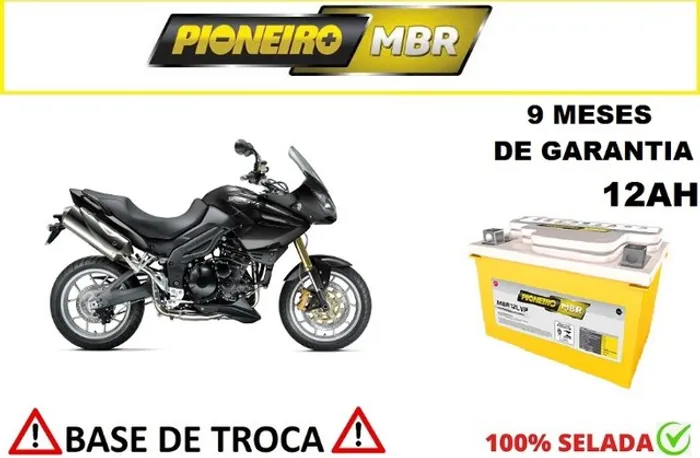 Bateria Automotiva Pioneiro Tiger -12Ah