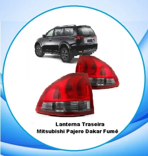 Lanterna Traseira Mitsubishi Pajero Dakar Fumê Tyc Ano:2015 Até 2018