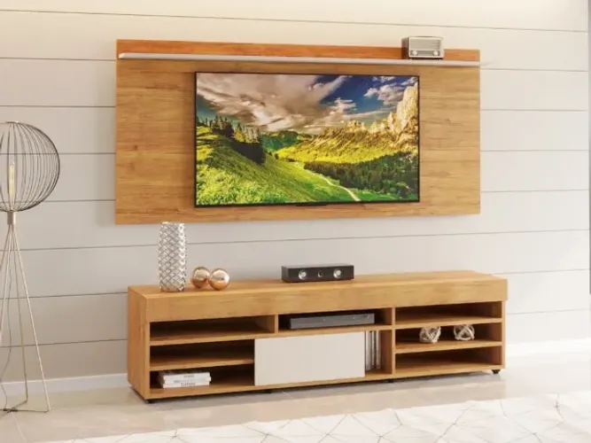 Promoção! Rack Bela c/ Painel Ravena 55? Até 12x - Frete Grátis