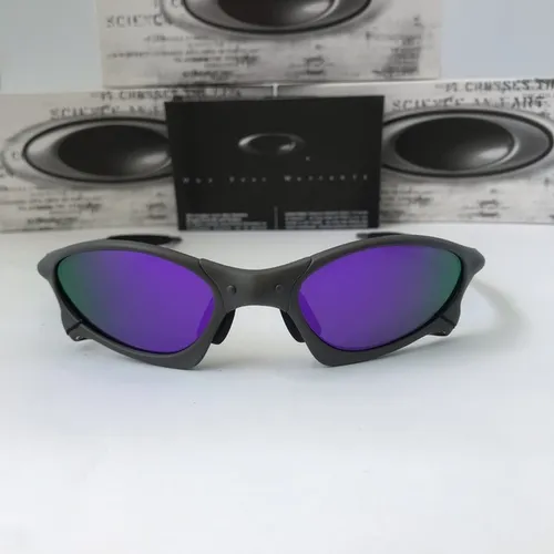 Óculos Oakley Juliet Penny Titânio violeta lentes polarizadas 