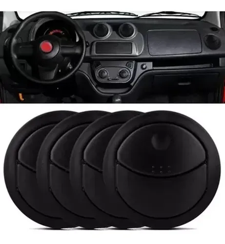 Difusor de Ar Novo Uno 11-15 G1 / Nova Fiorino 2014 - Preto