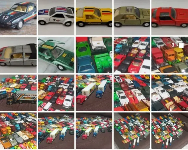 Coleção de Carrinhos a friccao miniaturas vário modelos