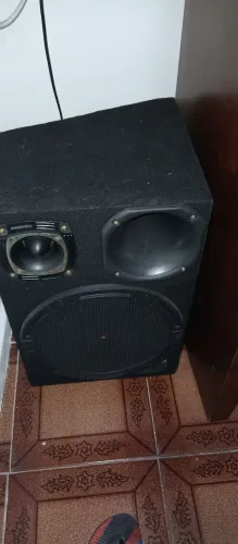 Duas caixas de som 3 vias passivas alto falante de 12 polegadas vai com um som antigo