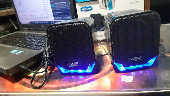 Caixa de som para notebook - já é o menor preço