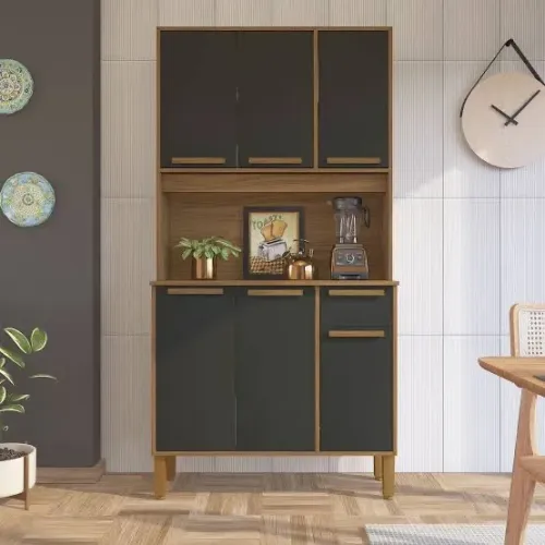 Armário de Cozinha NOVO Oferta Preto