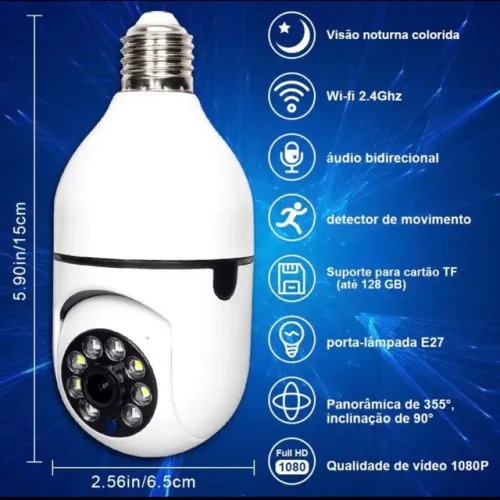 Câmera de Segurança Smart Wi-Fi