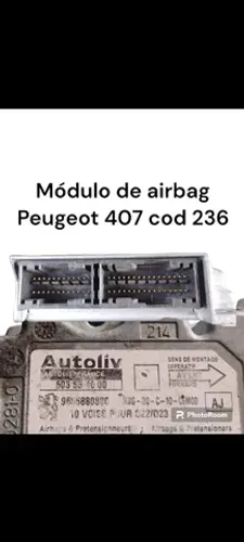 Módulo de airbag Peugeot 407 cod 236