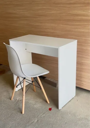 ESCRIVANINHA BRANCA MODERNA E MINIMALISTA DE MDF 