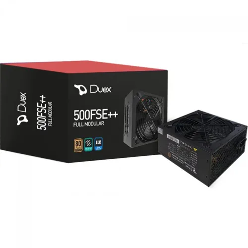 Fonte Duex 500FSE++ Full Modular 80 Plus