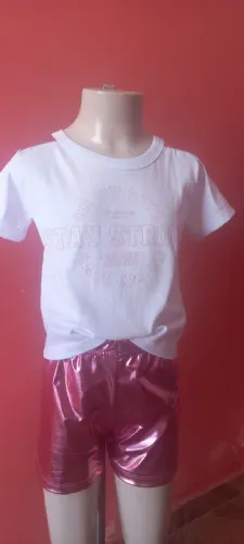 Conjunto Infantil - Camiseta + Shortinho