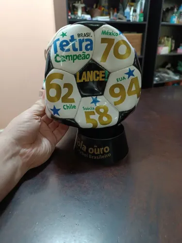 Bola de futebol anos 90 Lance bola de ouro