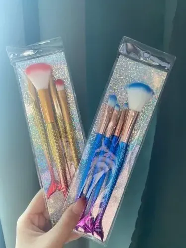 Kit pincel sereia 4 peças