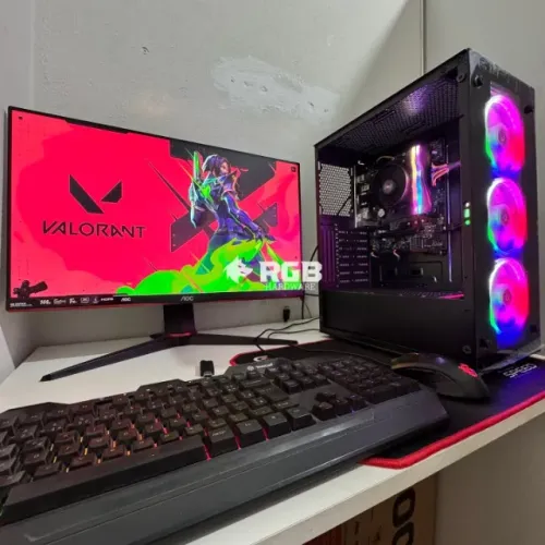 PC Gamer COMPLETO RYZEN 5 + RX VEGA + 1 ano de garantia e em até 12x