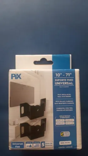 SUPORTE FIXO UNIVERSAL PARA TV E MONITOR NOVO LACRADO FRETE GRÁTIS PARA MACEIÓ