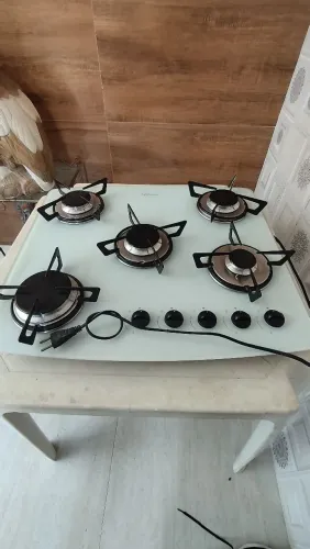 Cooktop 5 Bocas a Gás - Ótimo Estado, Pronto pra Uso!