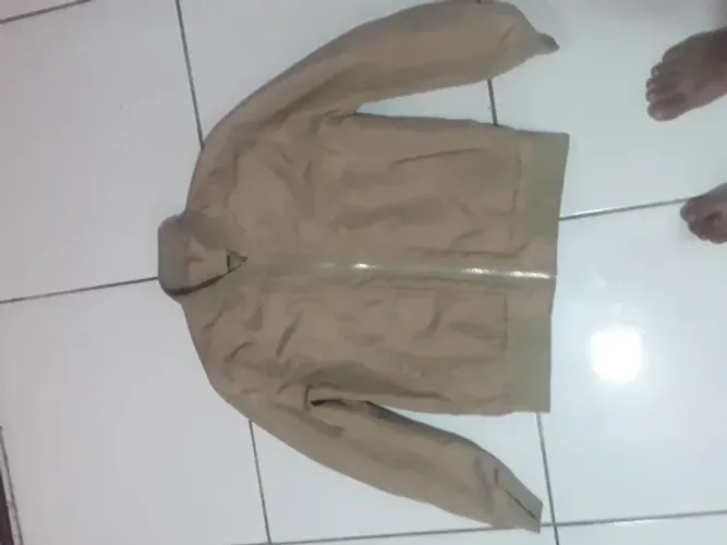 Jaqueta Masculina Sarja Forrada Bolso Cargo
