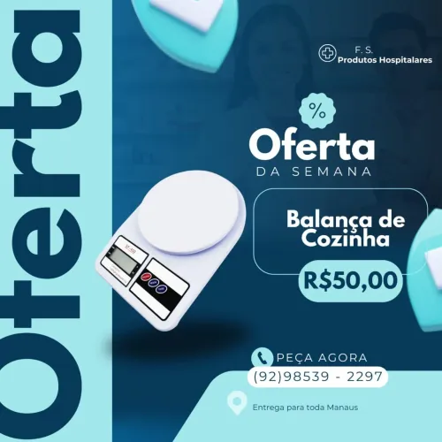 Balança de Cozinha - Oferta Imperdível!