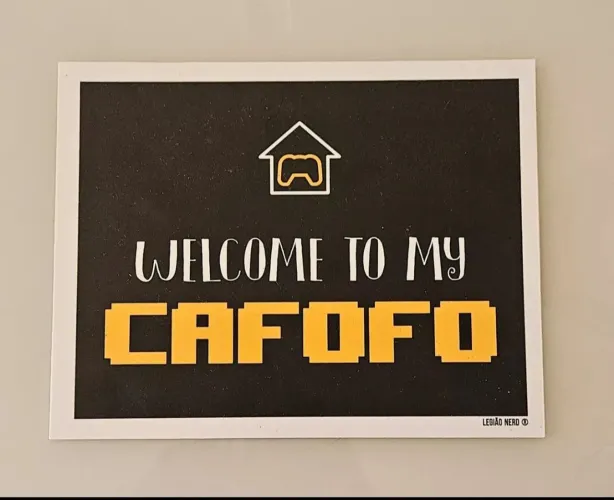 Placa Decorativa Cafoco - Gamer