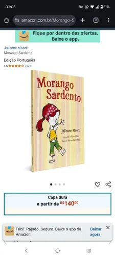 Livro Morango Sardento - Julianne Moore - O livro que Trump proibiu