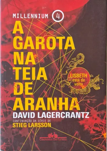 Livro Milenium- A Garota na Teia de Aranha