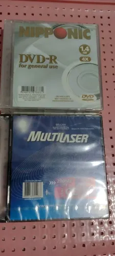 Lote CD-R 200mb DVD-R 1,4gb