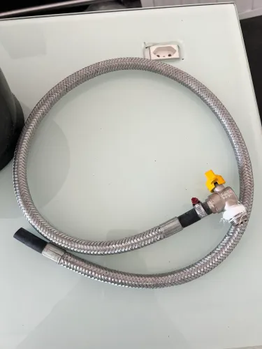 Kit de Instalação de Gás Mangueira + Registro Gás Encanado Tamanho: 120cm