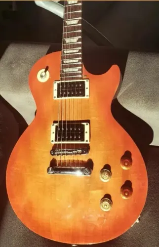 Guitarra Gibson Les Paul studio 1994 slash 92' com caps slash pro