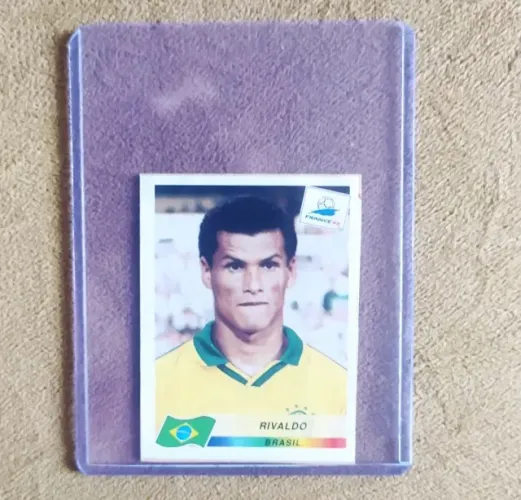 Figurinha do Rivaldo Copa do Mundo de 1998