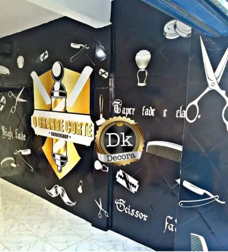 Adesivo de Parede Barbeiro