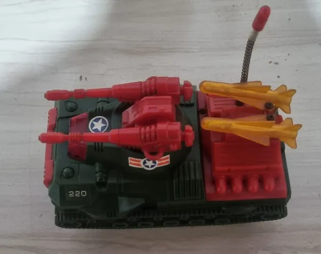 Brinquedo, - Tanque de Guerra -  As-603 - Ms-24 - Funcionando - Anos 90