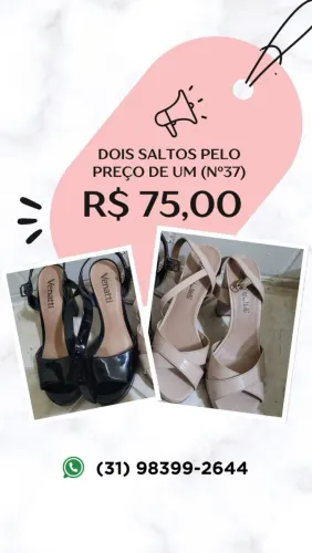Sandálias Venatti - 2 pares por R$75,00
