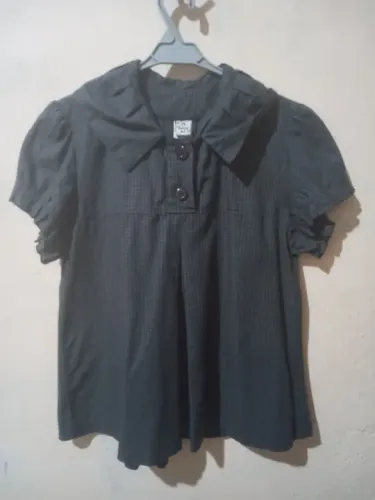 Camisa Preta Xadrez SKARF Feminino M