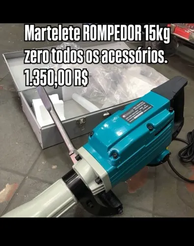 Martelete Demolidor 15kg Nakasaki 220v
