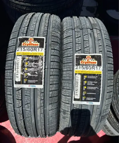Pneus Crystone 215/60R17 Remold - Novos