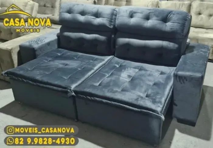 Sofá Retrátil e Reclinável