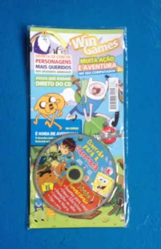 Cd De Jogos Win Games Jogos Interativos INFANTIL ANIMAÇÕES DESENHOS RODAM DIRETO DO CD L18