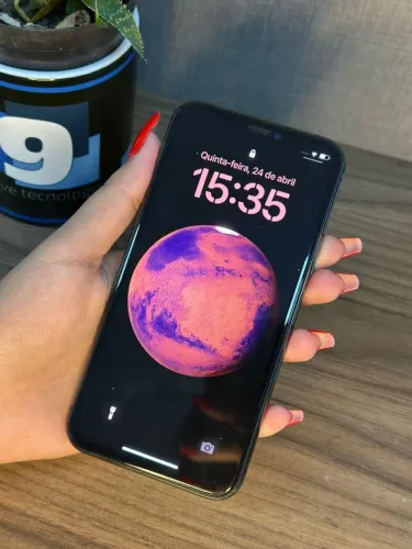 iPhone 11 Pro   74% saúde da bateria  64GB  Preto SEMI NOVO COM GARANTIA LOJA FISICA 