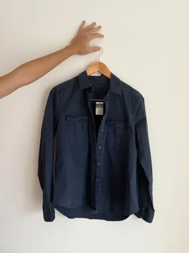 Abercrombie & Fitch Azul Camiseta Original (Nunca usado)