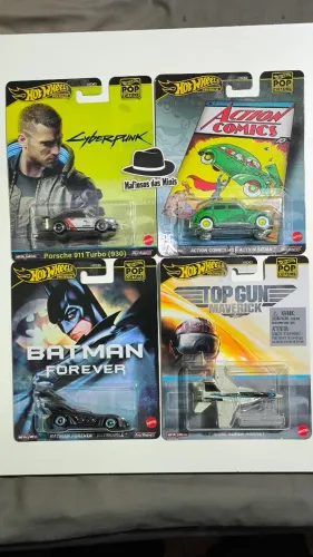 Hot Wheels Set Pop Culture 4 minis