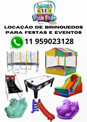 Aluguel pula pula e piscina de bolinha em SÃO PAULO