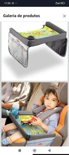 Mesa de atividades para cadeirinha e carrinho Fischer Price Higienizada 