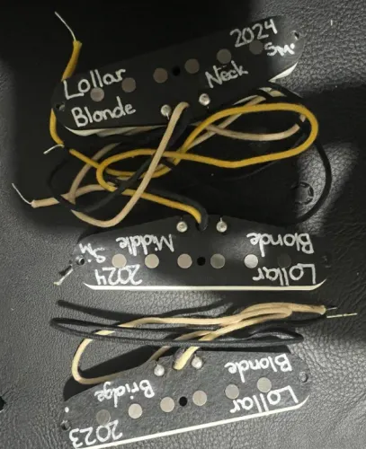 Set/trio Captadores Lollar Vintage Blonde Staggered