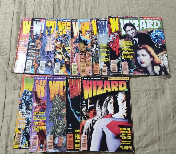 Coleção de Revistas Wizard - Volume 1 ao 15
