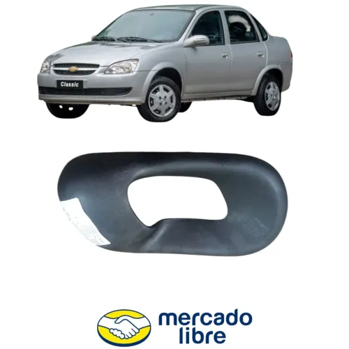 Moldura Maçaneta Interna Gatilho Corsa Classic 1996 A 2011
