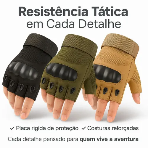 Luva tática de alta proteção