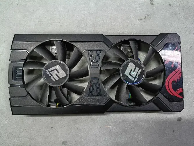 Cooler da placa de video PowerColor AMD Radeon RX 570 4GB Red Dragon