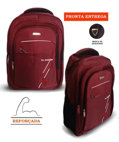 Mochila Vermelha PLPower 