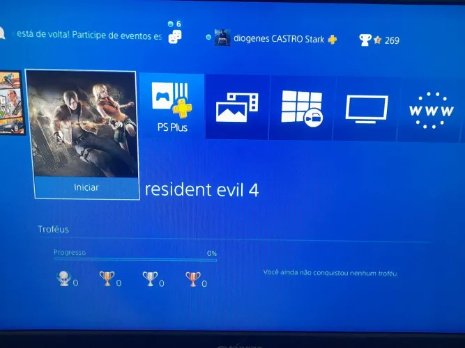 PS4 FAT 1 CONTROLE ORIGINAL 